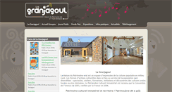 Desktop Screenshot of lagranjagoul.fr
